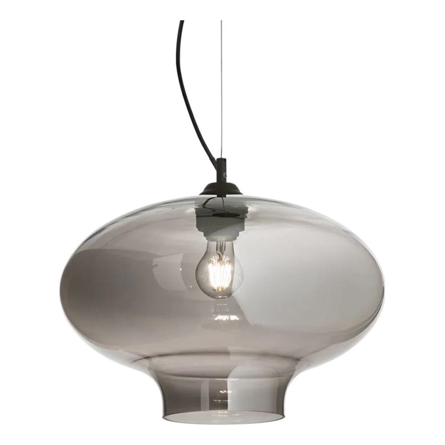 Ideal Lux - Lustr na lanku BISTRO 1xE27/60W/230V pr. 40 cm kouřová