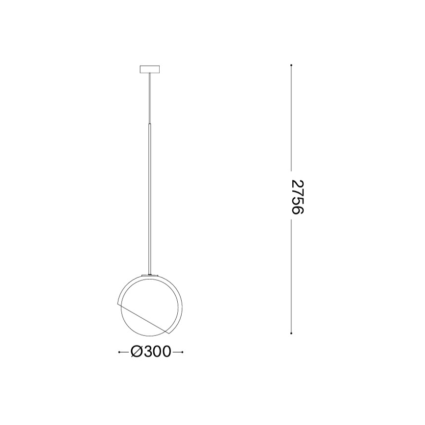 Ideal Lux - Lustr na lanku BLOOM 1xE27/42W/230V pr. 30 cm zlatá/kouřová béžová