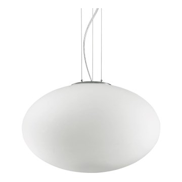 Ideal Lux - Lustr na lanku CANDY 1xE27/42W/230V pr. 40 cm bílá