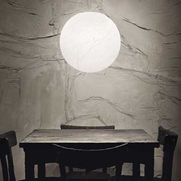 Ideal Lux - Lustr na lanku CARTA 1xE27/25W/230V pr. 30 cm bílá
