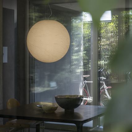 Ideal Lux - Lustr na lanku CARTA 1xE27/60W/230V pr. 60 cm bílá