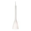 Ideal Lux - Lustr na lanku FLUT 1xE14/40W/230V pr. 10,5 cm bílá