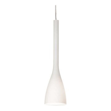 Ideal Lux - Lustr na lanku FLUT 1xE14/40W/230V pr. 10,5 cm bílá