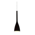 Ideal Lux - Lustr na lanku FLUT 1xE14/40W/230V pr. 10,5 cm černá