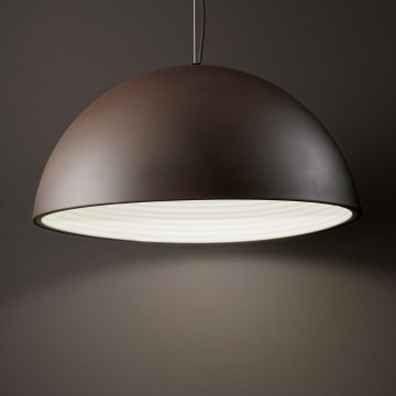 Ideal Lux - Lustr na lanku FOLK 1xE27/60W/230V pr. 50 cm hnědá