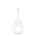 Ideal Lux - Lustr na lanku KALIQUE 1xE27/42W/230V pr. 18 cm čirá