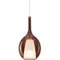 Ideal Lux - Lustr na lanku KALIQUE 1xE27/42W/230V pr. 18 cm kouřová měděná