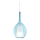 Ideal Lux - Lustr na lanku KALIQUE 1xE27/42W/230V pr. 18 cm kouřová modrá