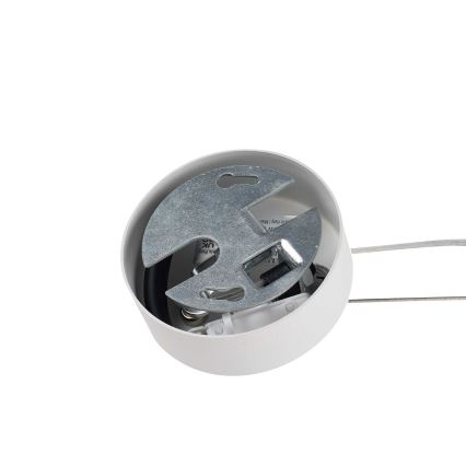 Ideal Lux - Lustr na lanku MAPA 1xE27/42W/230V pr. 30 cm bílá