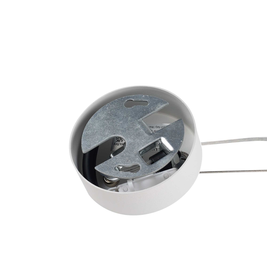 Ideal Lux - Lustr na lanku MAPA 1xE27/42W/230V pr. 30 cm bílá