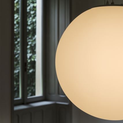 Ideal Lux - Lustr na lanku MAPA 1xE27/42W/230V pr. 40 cm bílá