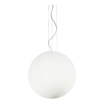 Ideal Lux - Lustr na lanku MAPA 1xE27/42W/230V pr. 50 cm bílá