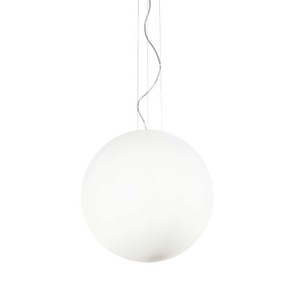 Ideal Lux - Lustr na lanku MAPA 1xE27/42W/230V pr. 50 cm bílá