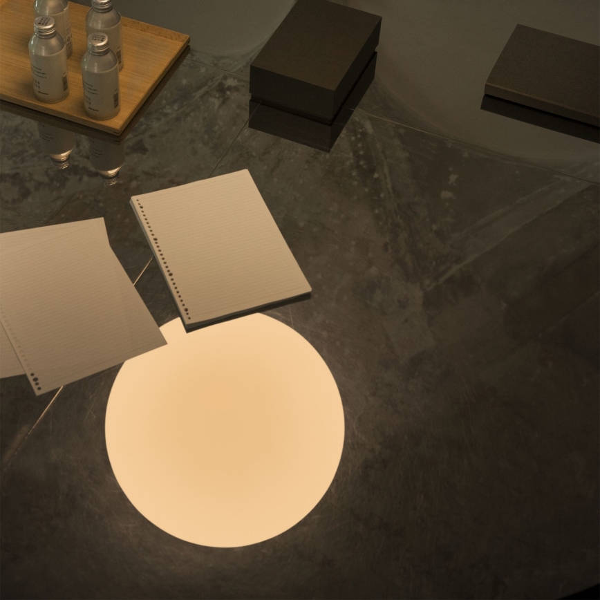 Ideal Lux - Lustr na lanku MAPA 1xE27/42W/230V pr. 50 cm bílá