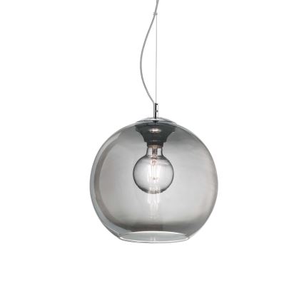 Ideal Lux - Lustr na lanku NEMO 1xE27/42W/230V pr. 30 cm kouřová