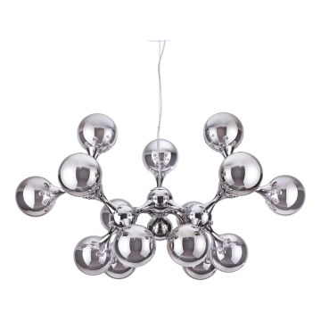 Ideal Lux - Lustr na lanku NODI 15xE14/28W/230V lesklý chrom