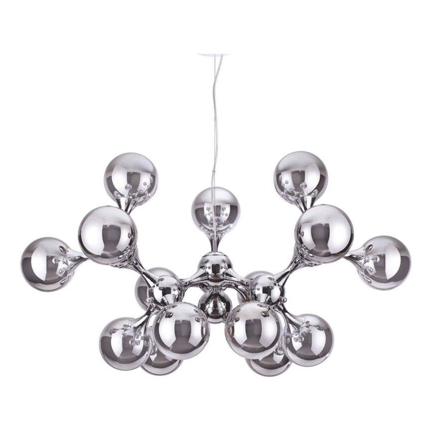 Ideal Lux - Lustr na lanku NODI 15xE14/28W/230V lesklý chrom