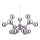 Ideal Lux - Lustr na lanku NODI 15xE14/28W/230V lesklý chrom