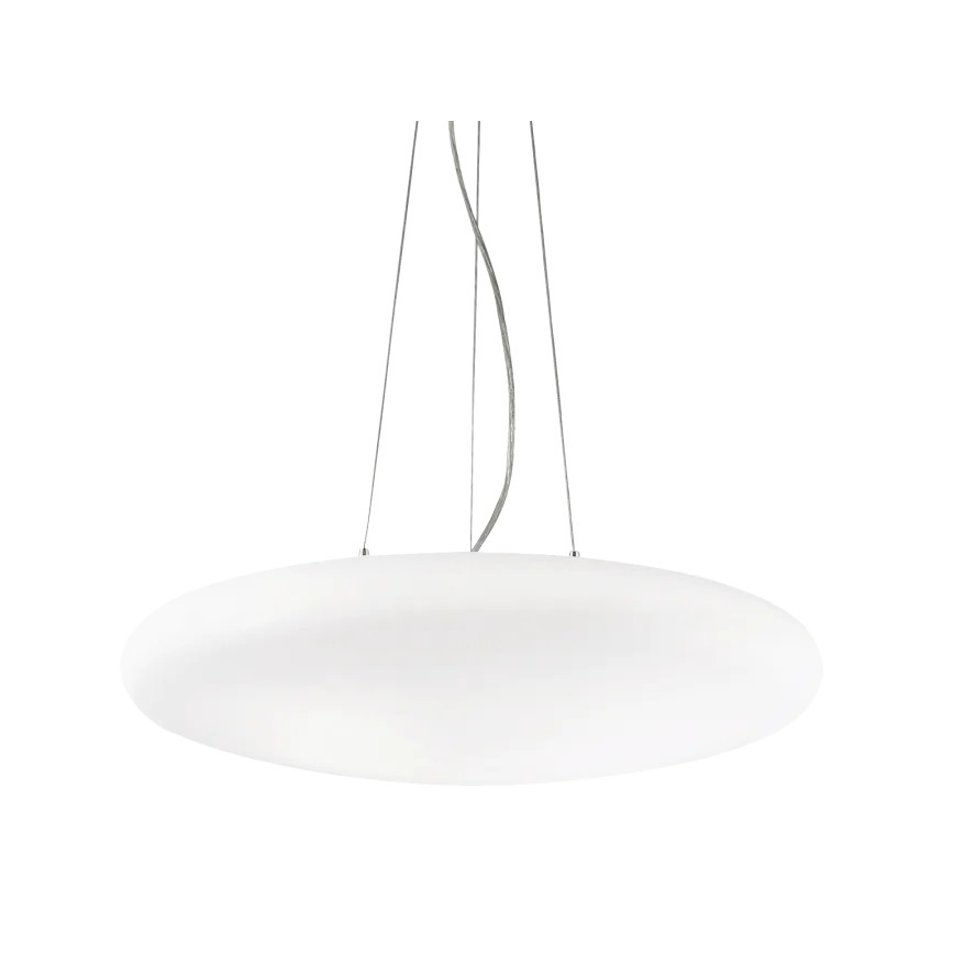 Ideal Lux - Lustr na lanku SMARTIES 5xE27/42W/230V pr. 60 cm bílá