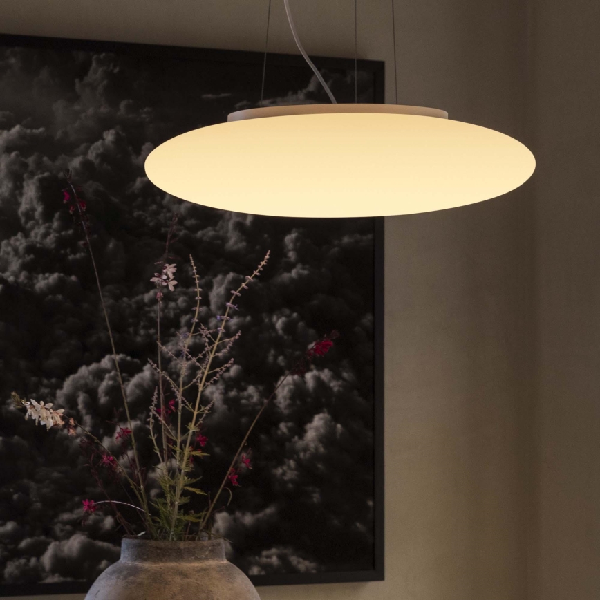 Ideal Lux - Lustr na lanku SMARTIES 5xE27/42W/230V pr. 60 cm bílá