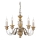 Ideal Lux - Lustr na řetězu FIRENZE 5xE14/40W/230V pr. 55 cm zlatá