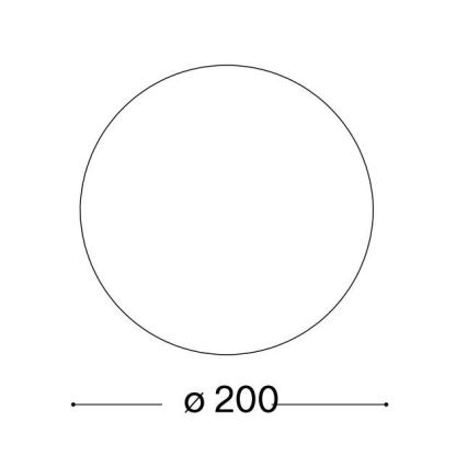 Ideal Lux - Náhradní sklo univerzální MAPA E27 pr. 20 cm bílá