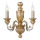 Ideal Lux - Nástěnná lampa FIRENZE 2xE14/40W/230V zlatá