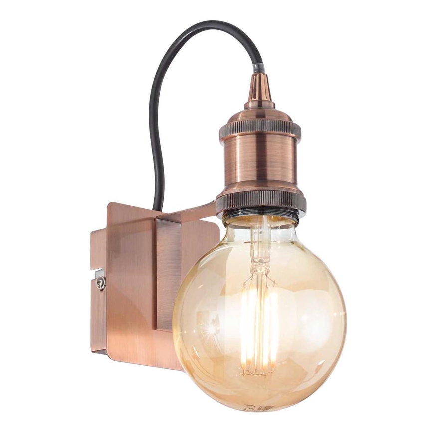 Ideal Lux - Nástěnná lampa FRIDA 1xE27/60W/230V měď