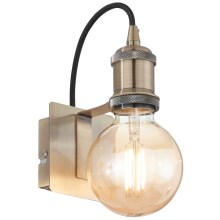 Ideal Lux - Nástěnná lampa FRIDA 1xE27/60W/230V mosaz