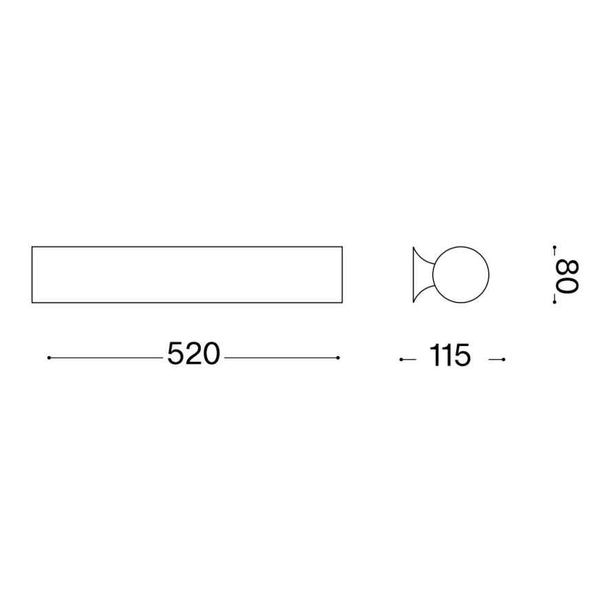 Ideal Lux - Nástěnné svítidlo CAMERINO 3xE14/40W/230V bílá