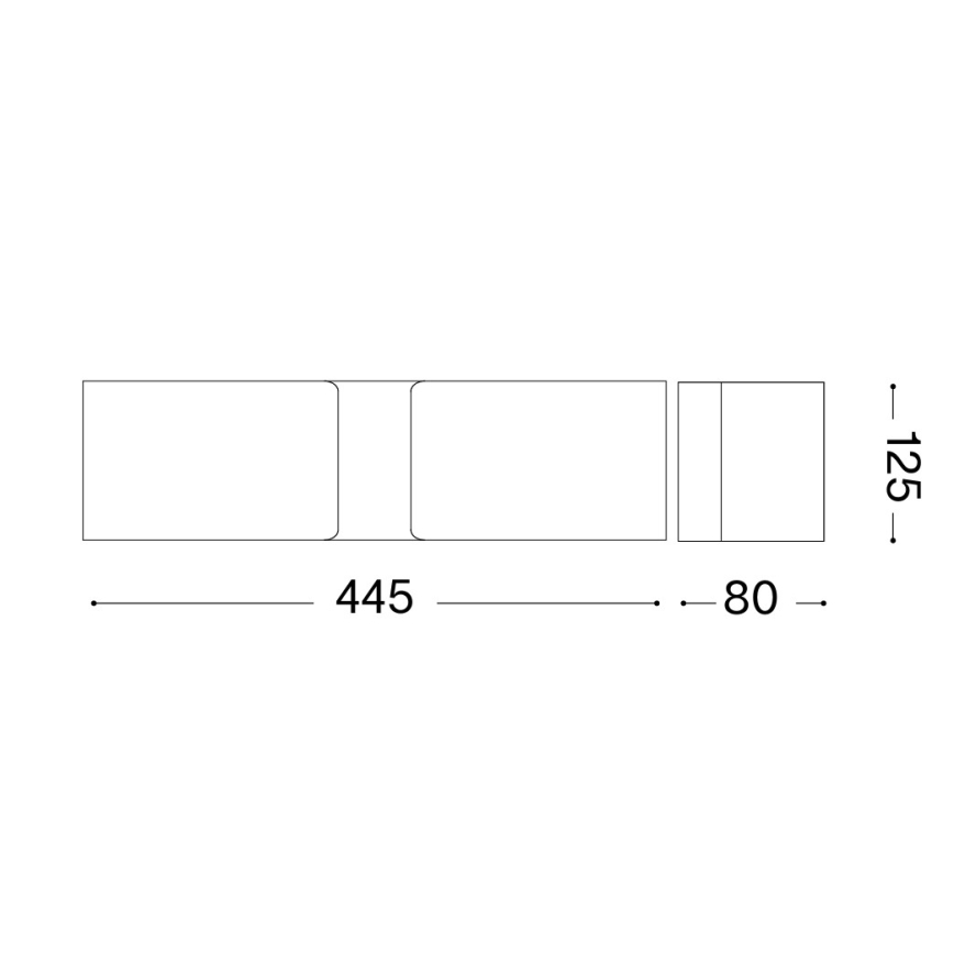 Ideal Lux - Nástěnné svítidlo CLIP 2xE27/60W/230V lesklý chrom