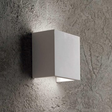 Ideal Lux - Nástěnné svítidlo FLASH GESSO 1xG9/40W/230V bílá
