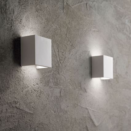 Ideal Lux - Nástěnné svítidlo FLASH GESSO 1xG9/40W/230V bílá