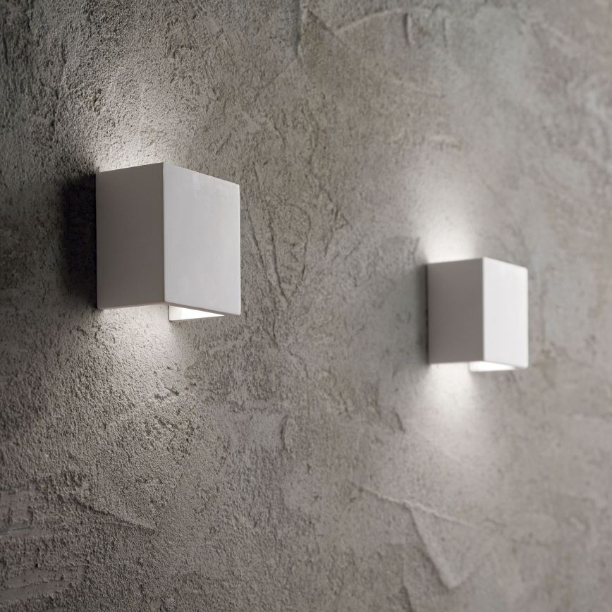 Ideal Lux - Nástěnné svítidlo FLASH GESSO 1xG9/40W/230V bílá