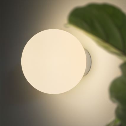 Ideal Lux - Nástěnné svítidlo MAPA 1xE27/42W/230V pr. 20 cm bílá