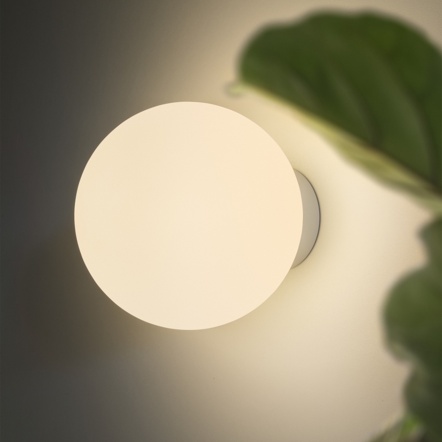 Ideal Lux - Nástěnné svítidlo MAPA 1xE27/42W/230V pr. 20 cm bílá