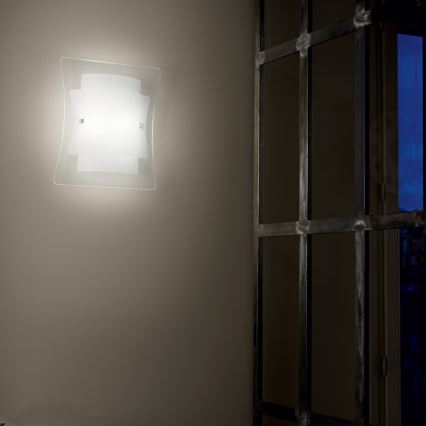 Ideal Lux - Nástěnné svítidlo TRIPLO 2xE27/60W/230V čirá