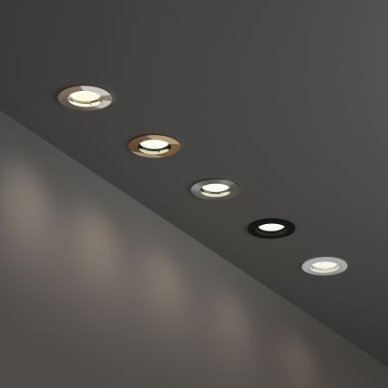 Ideal Lux - Podhledové svítidlo 1xGU10/50W/230V pr. 7,7 cm lesklý chrom