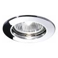 Ideal Lux - Podhledové svítidlo JAZZ 1xGU10/50W/230V pr. 7,7 cm lesklý chrom