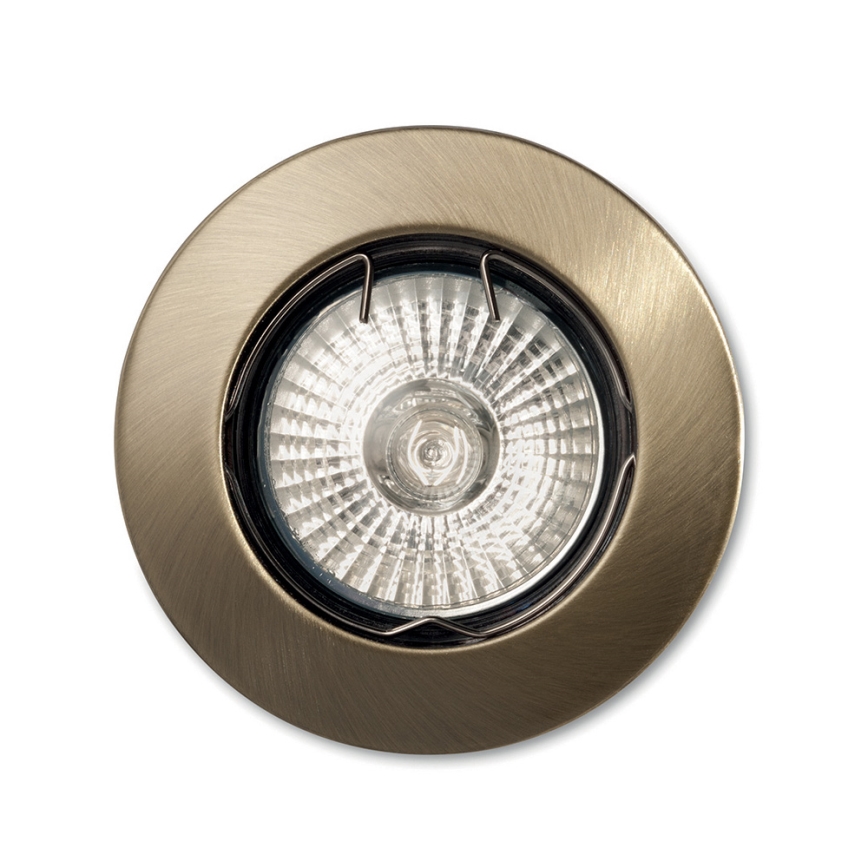 Ideal Lux - SADA 3x Podhledové svítidlo JAZZ 1xGU10/50W/230V pr. 7,7 cm bronzová