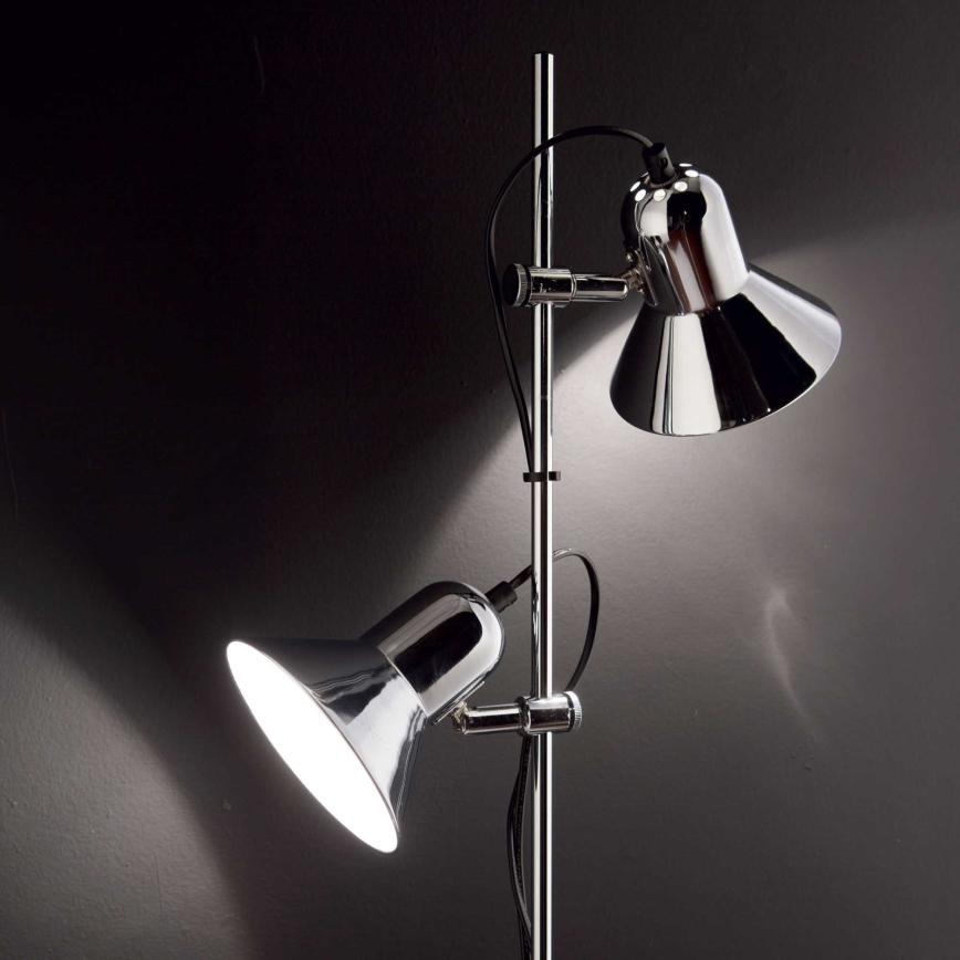 Ideal Lux - Stojací lampa 2xE27/60W/230V černá