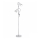 Ideal Lux - Stojací lampa 2xE27/60W/230V stříbrná