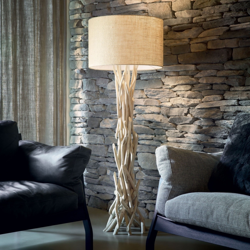 Ideal Lux - Stojací lampa DRIFTWOOD 1xE27/60W/230V guava
