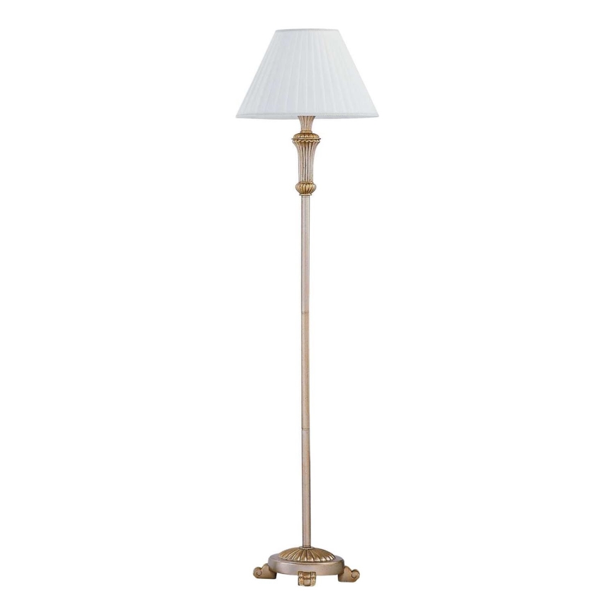 Ideal Lux - Stojací lampa FIRENZE 1xE14/40W/230V zlatá