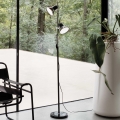 Ideal Lux - Stojací lampa POLLY 2xE27/60W/230V černá