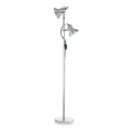 Ideal Lux - Stojací lampa POLLY 2xE27/60W/230V lesklý chrom