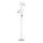 Ideal Lux - Stojací lampa POLLY 2xE27/60W/230V stříbrná