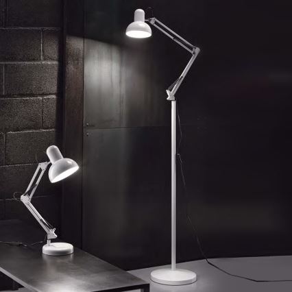 Stolní lampa 1xE27/40W/230V bílá