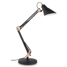 Ideal Lux - Stolní lampa 1xE27/60W/230V černá