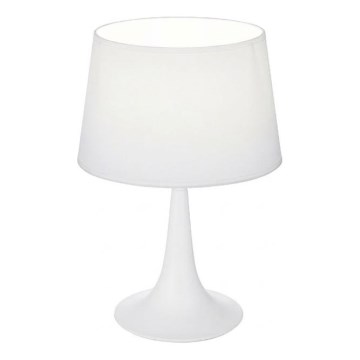 Ideal Lux - Stolní lampa LONDON 1xE27/60W/230V bílá